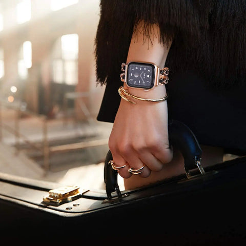 Ultra 49mm Steel Luxury Strap for Apple Watch Series