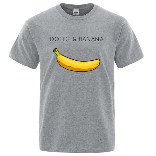 Dolce Banana Fashion Print Men T-shirts