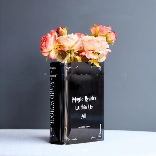 Hogwarts-inspired Acrylic Book Vase